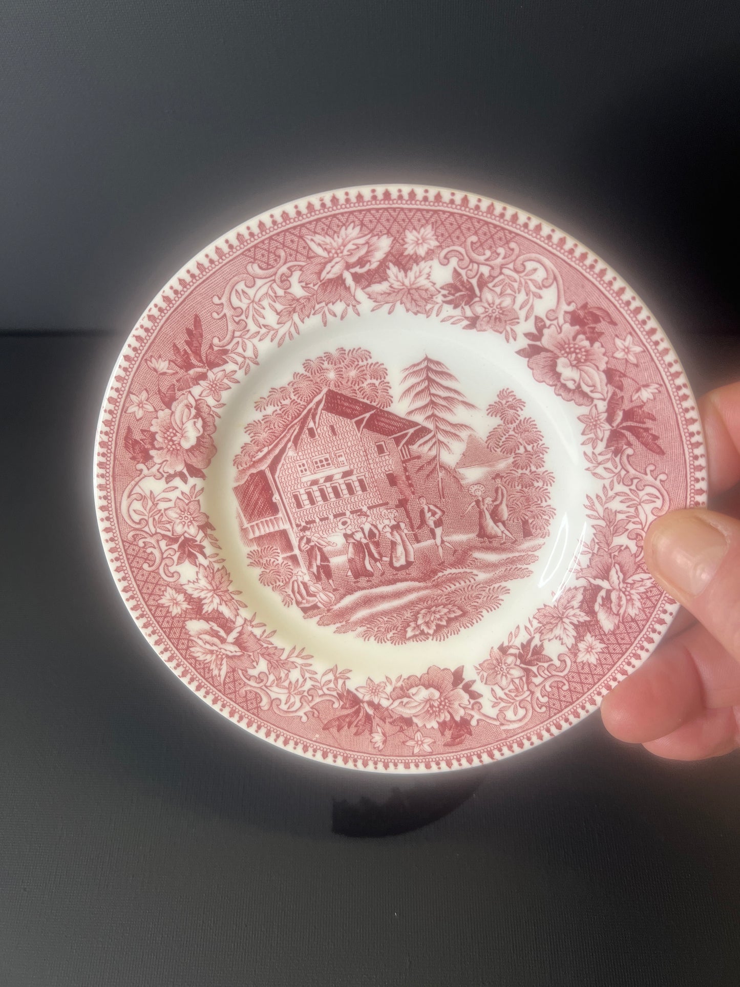 6" Transferware Plate