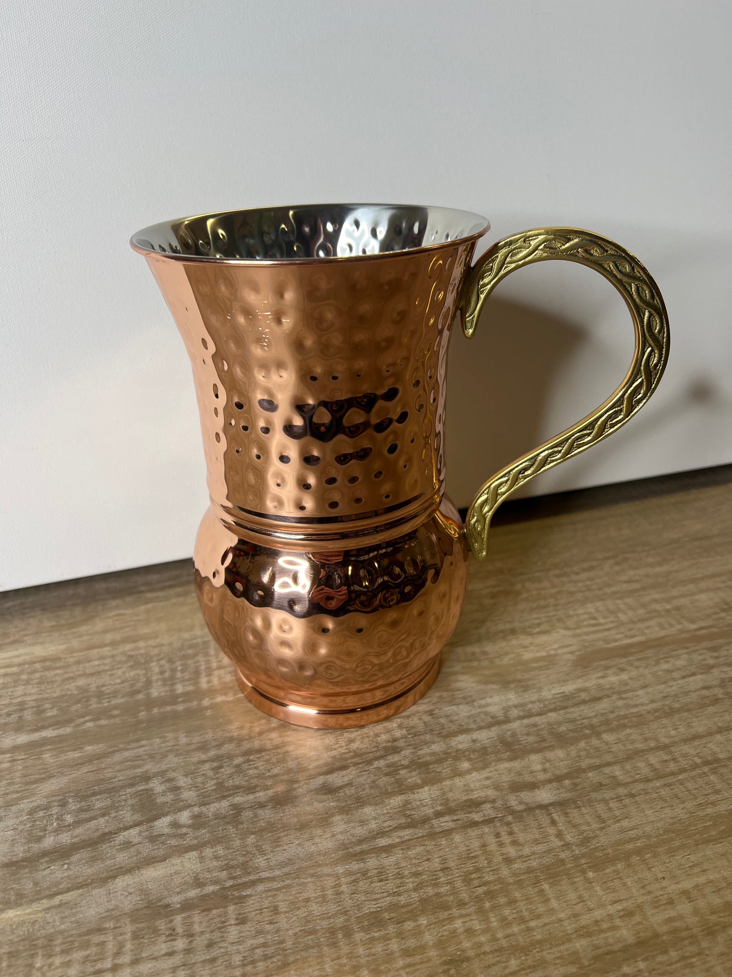 48oz Hammered Stainless Steel Pitcher