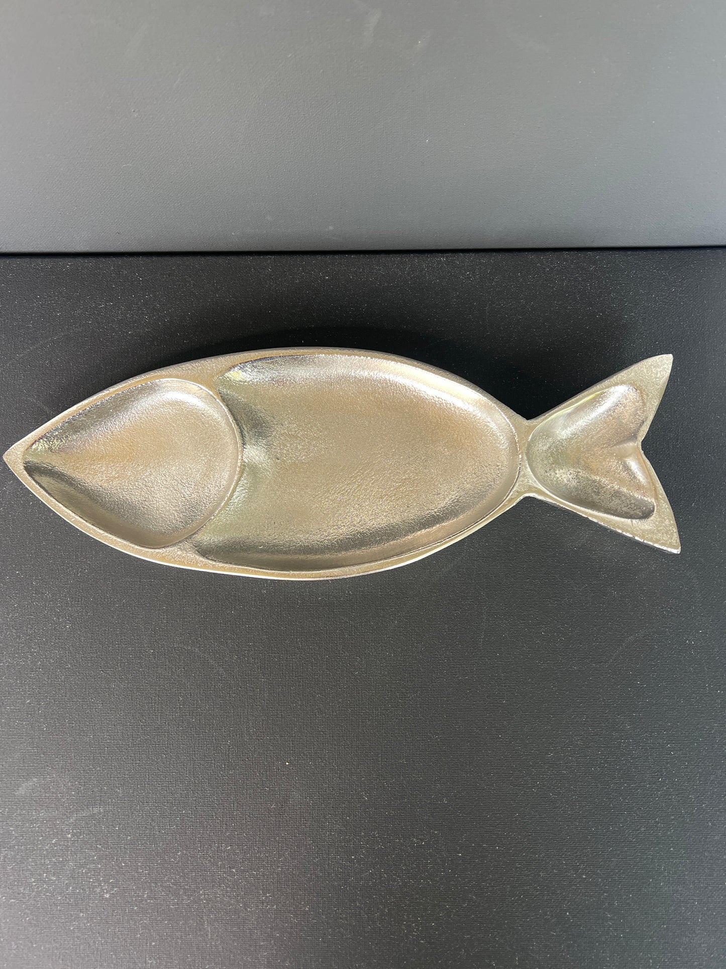 Silver Metal Fish Dish