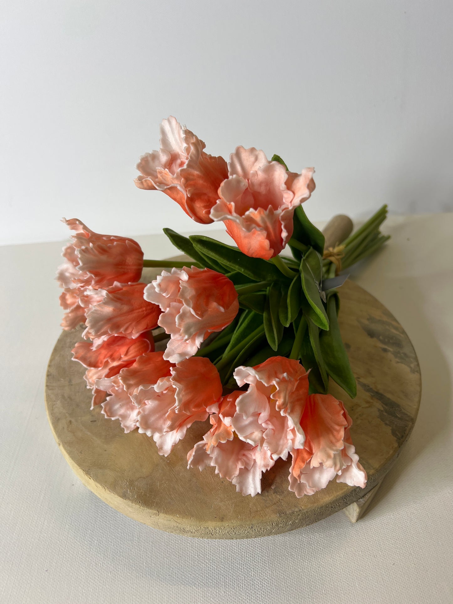 Real Touch Pink Tulips Bunch of 12