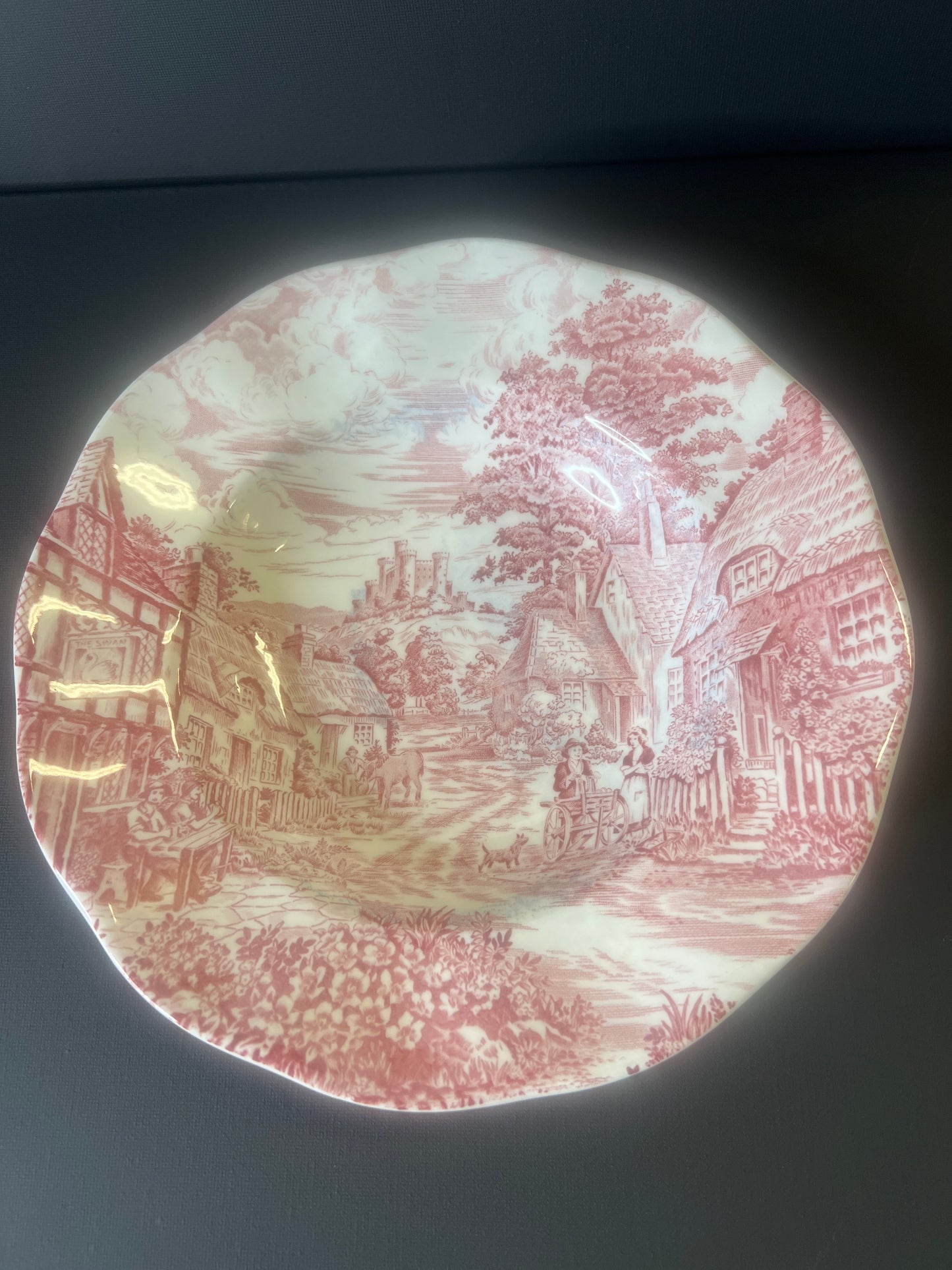 8 1/2" Transferware Bowl #9