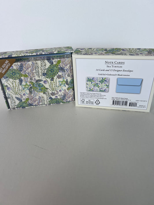 Sea Turtles Note Cards
