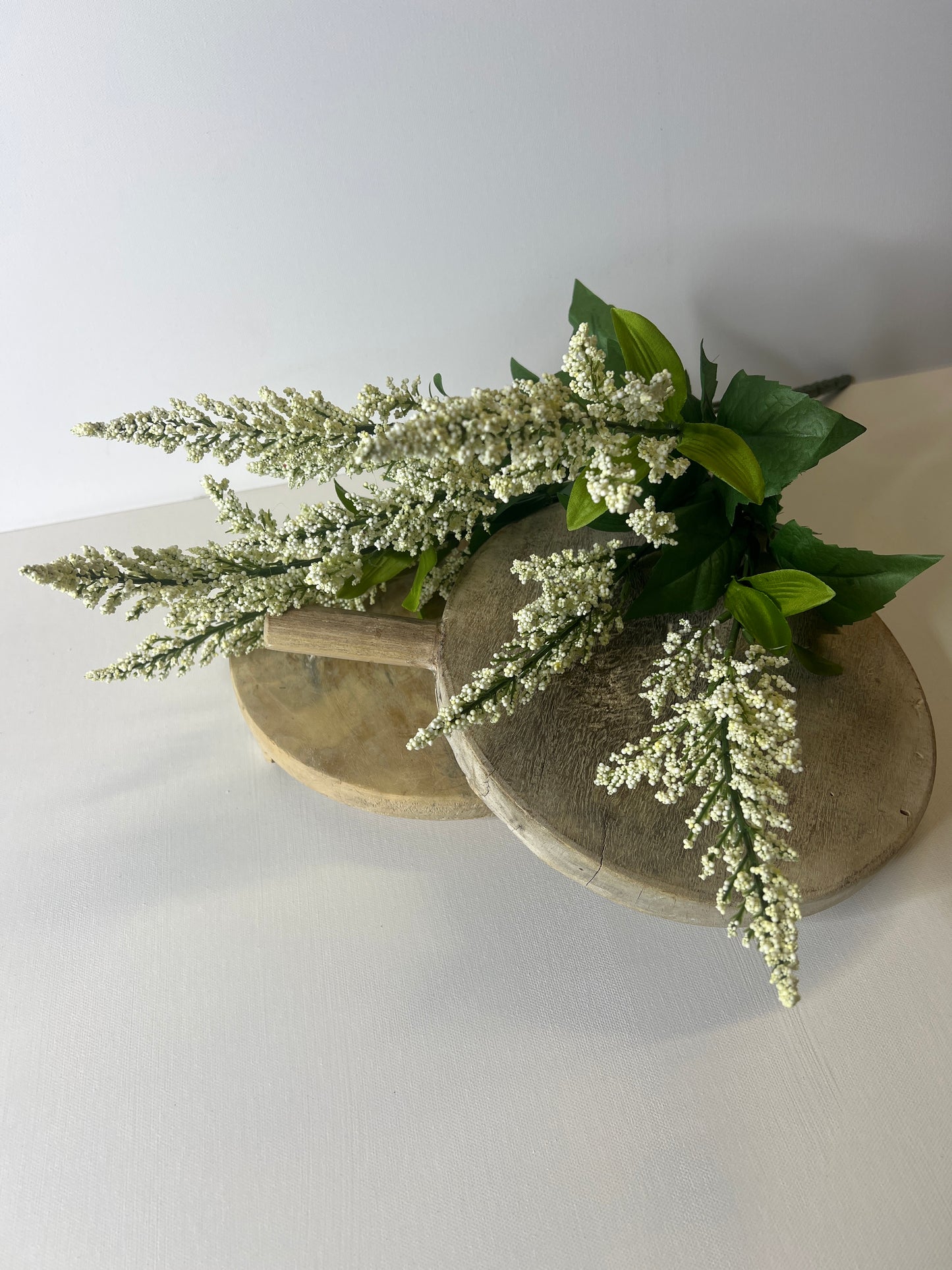 25" White Astilbe Bush