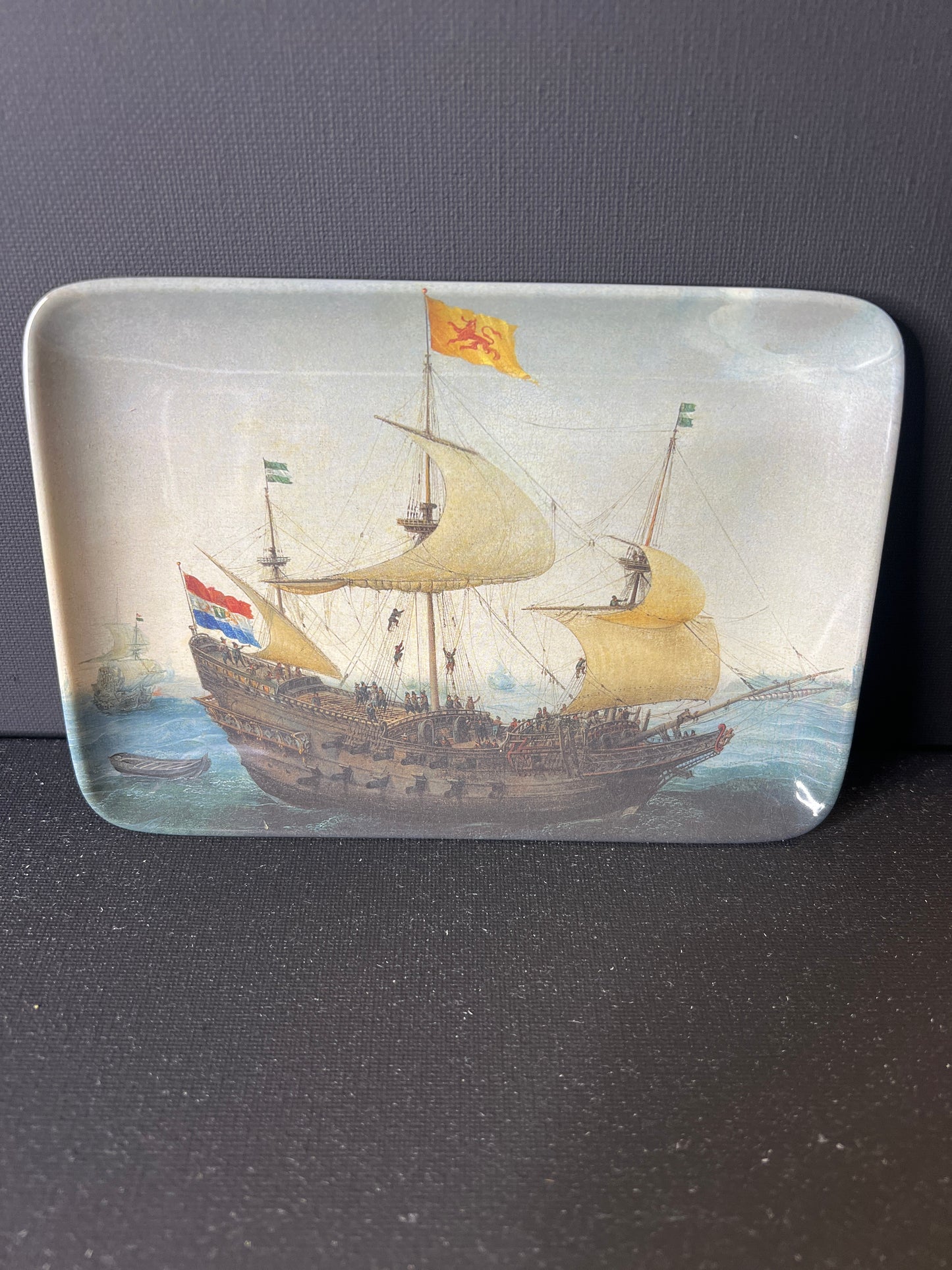 Ship With Sails Melamine Trinket Tray