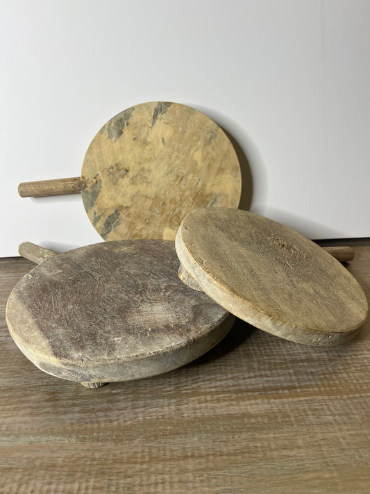 Wooden Cheese Board Footed