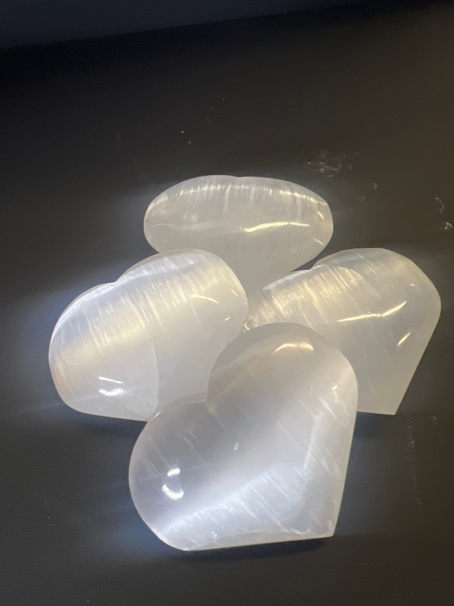 Selenite Stone Heart