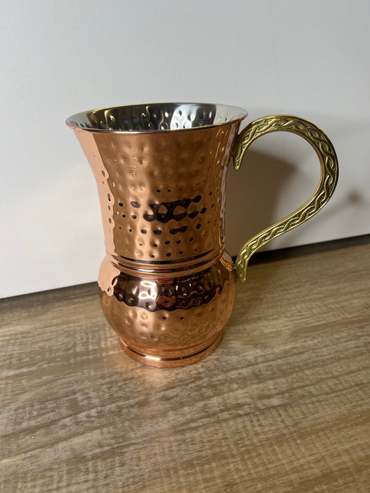 48oz Hammered Stainless Steel Pitcher