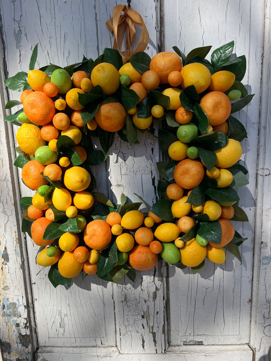 Square Citrus Wreath