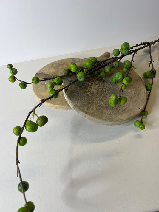 34" Green Crabapple Spray3