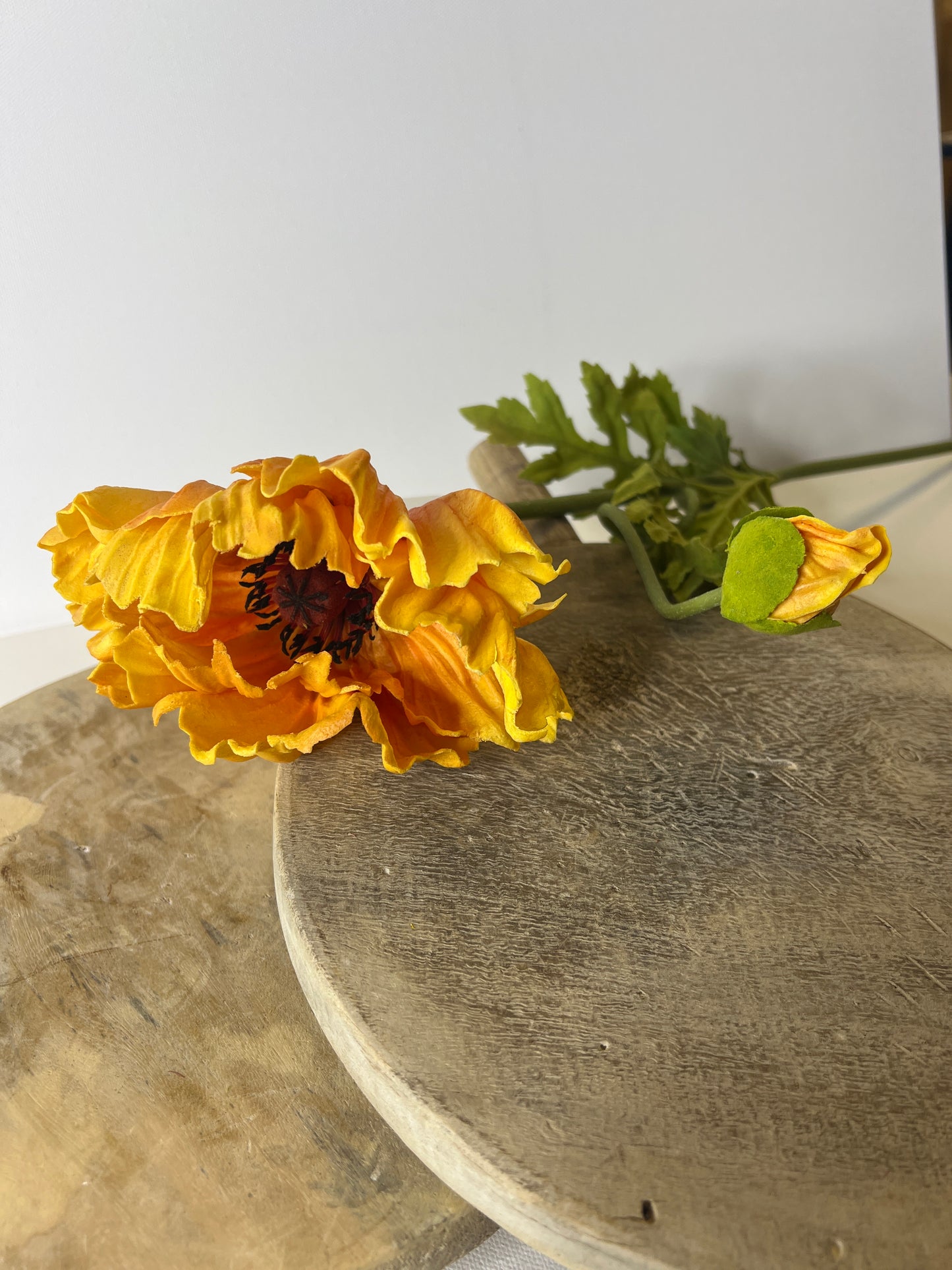 26" Yellow / Orange Poppy
