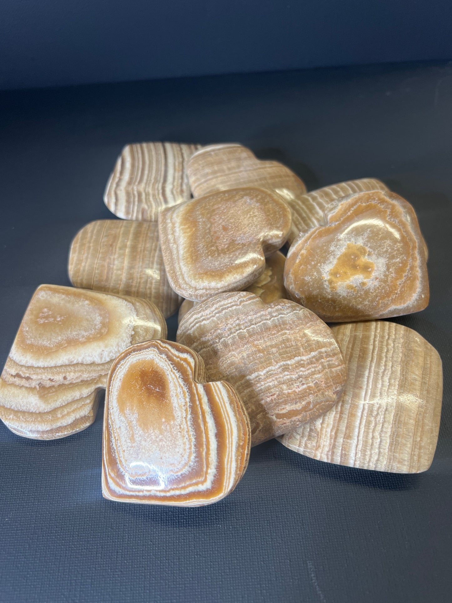 Aragonite Stone Heart