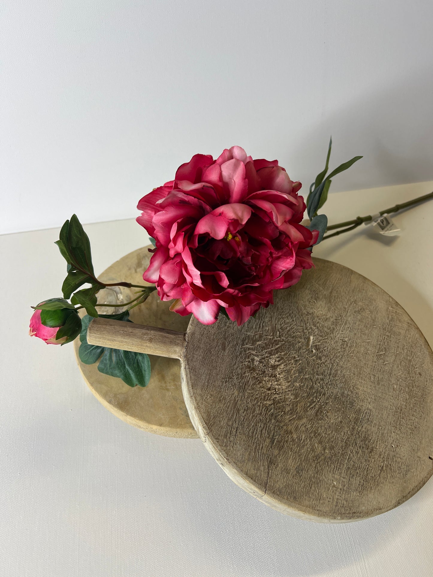 25" Dark Pink Peony