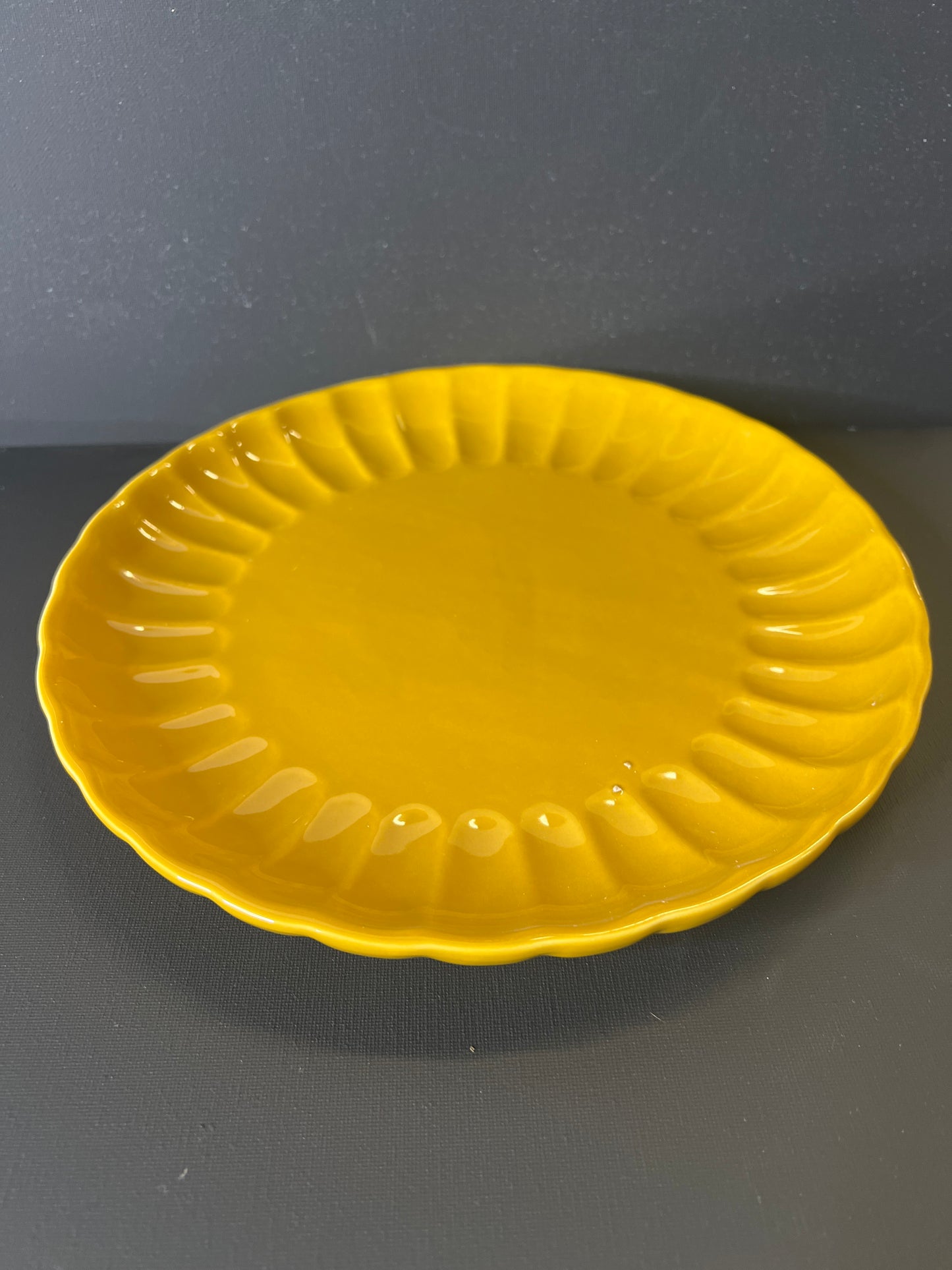 10 1/2" Plate Mustard