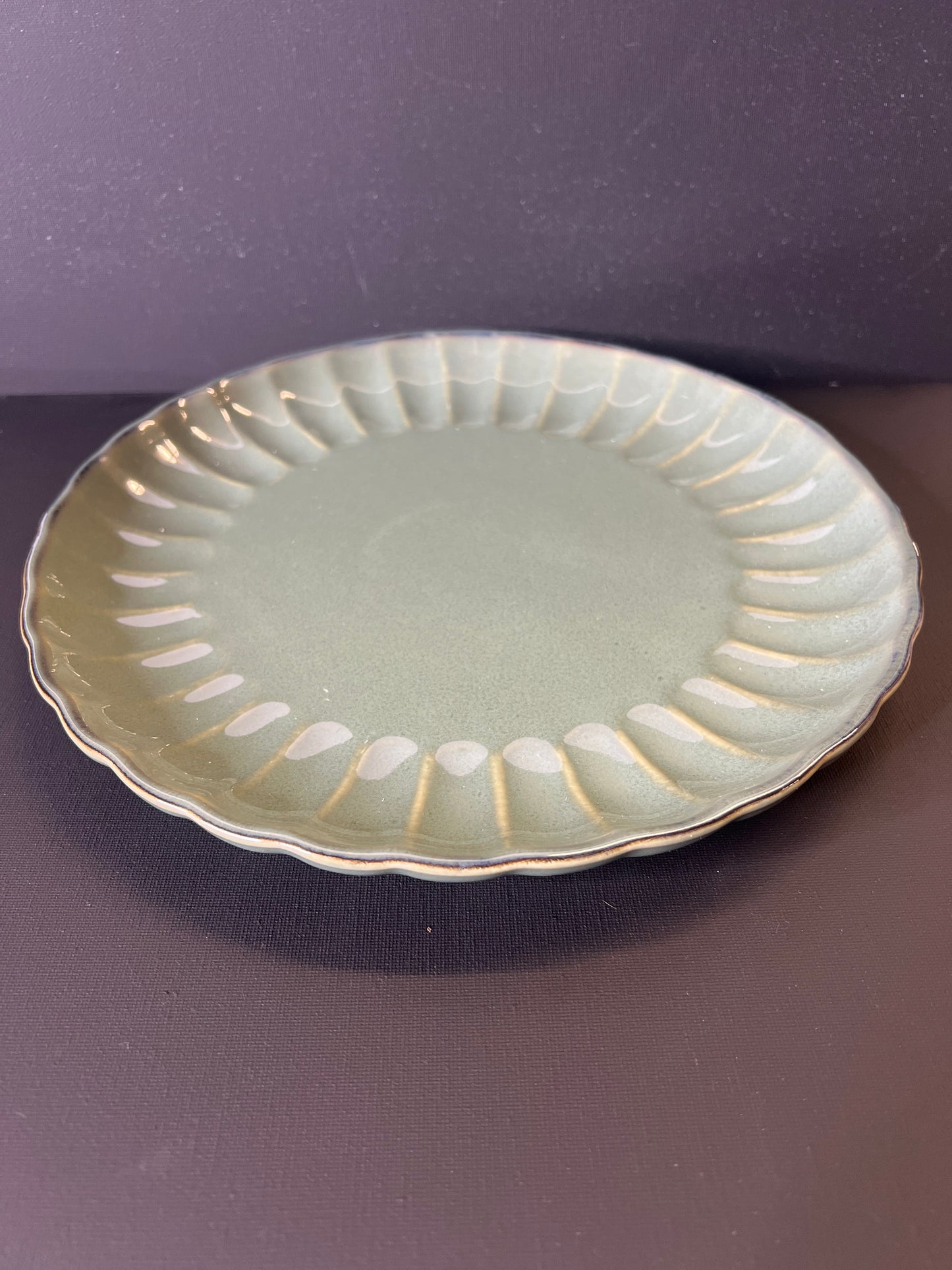10 1/2" Plate Green
