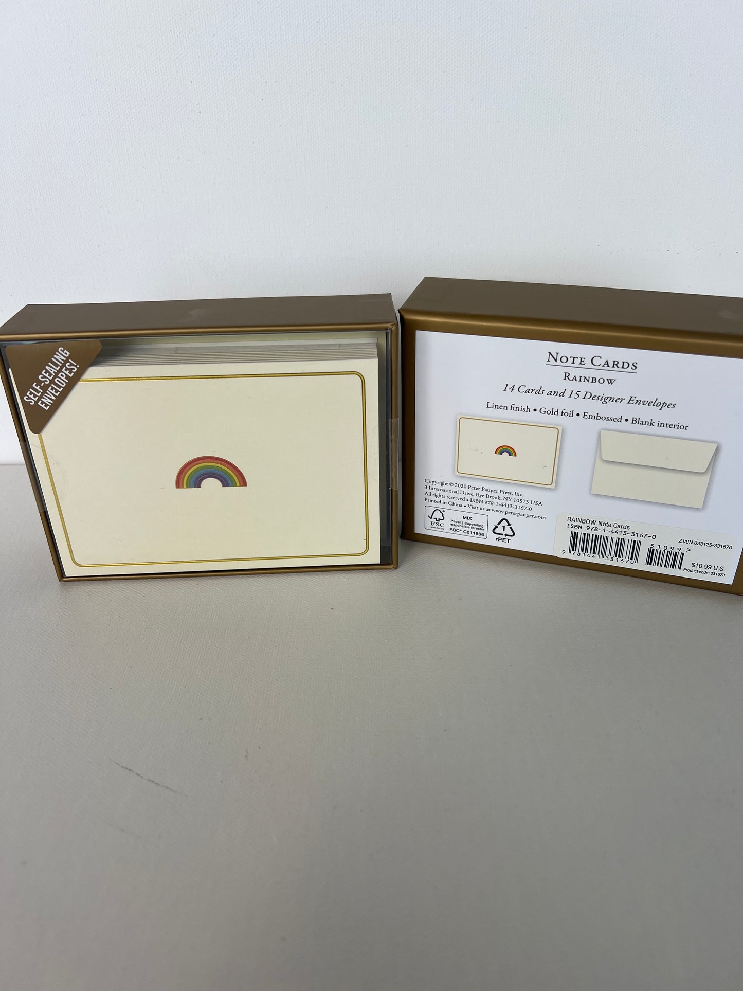Rainbow Note Cards
