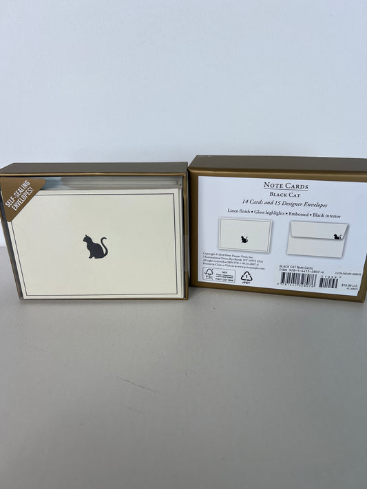 Black Cat Note Cards