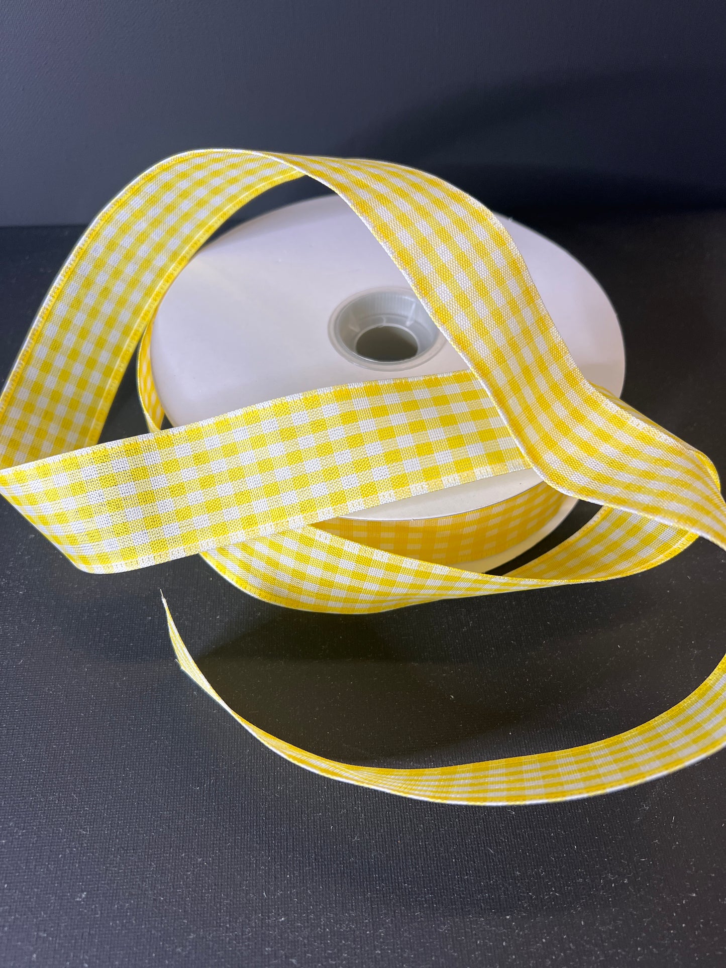 1 1/2" 50yds Gingham Yellow