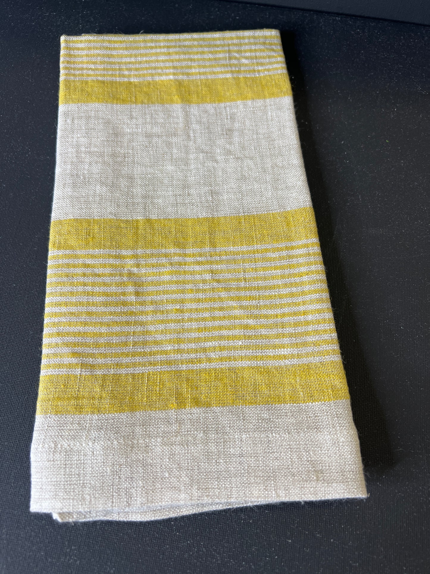 Light Mustard Stripe Napkin