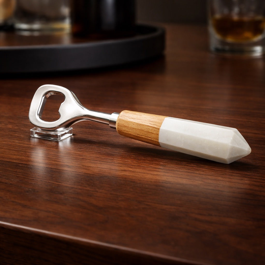 Wood/Marble Bottle Opener